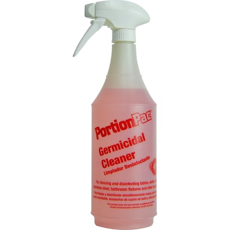 32 Oz. Germicidal Cleaner Bottle/Sprayer -  24 Units/Case